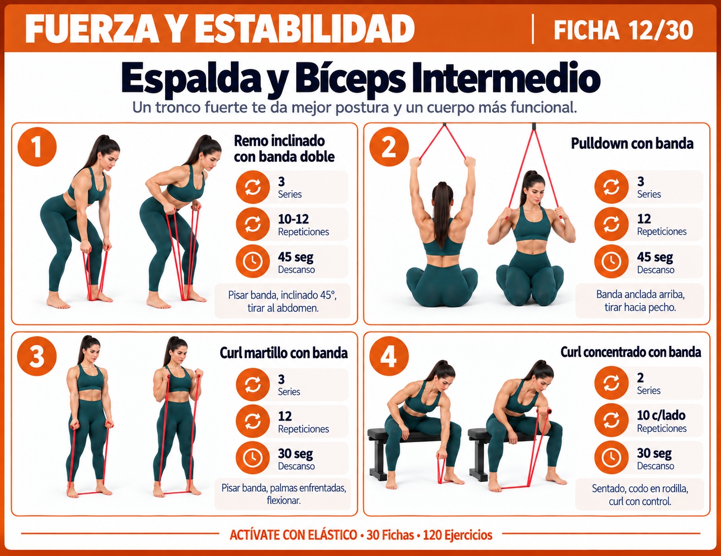 Muestra de fichas: Fuerza y Estabilidad
